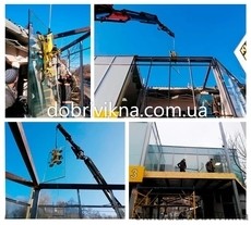 Фасадное остекление из алюминия